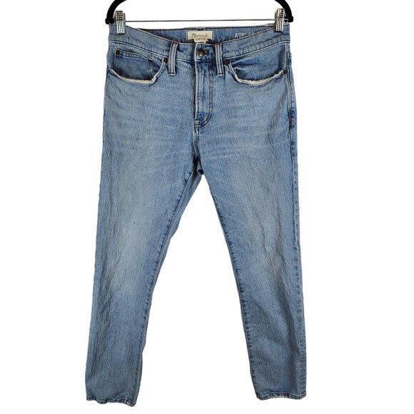 Madewell Men's Athletic Slim Jeans Becklow Wash Stretch Denim Jean sz 32 x 29 - Picture 2 of 12